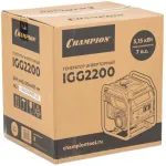 Электрогенератор Champion IGG2200 (бензиновый, однофазный, инвертор, 2,1/2кВт)