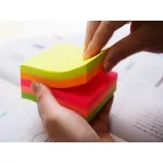 Блок самоклеящийся Hopax 21012 (бумага, 76x76мм, 400листов, 70г/м2, 5цветов)