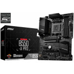 Материнская плата MSI B550-A PRO (AM4, AMD B550, 4xDDR4 DIMM, ATX, RAID SATA: 0,1,10)