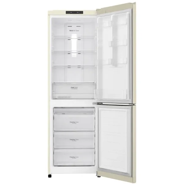 Холодильник LG GA-B419SEJL (No Frost, A+, 2-камерный, объем 354:230/124л, инверторный компрессор, бежевый)
