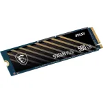 Жесткий диск SSD 500Гб MSI SPATIUM (2280, 3600/2300 Мб/с, 550000 IOPS, PCIe 4.0 x4 (NVMe))
