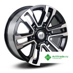 RST R107 R17/7.5J PCD 6x139,7 ET 25 ЦО 106,1 черный с полированной лицевой поверхностью