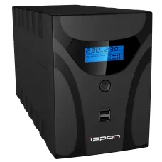 ИБП Ippon Smart Power Pro II 1600 (интерактивный, 1600ВА, 960Вт, 4xIEC 320 C13 (компьютерный))