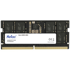 Память SO-DIMM DDR5 4800МГц Netac (38400Мб/с, CL40, 262-pin, 1.1 В) [NTBSD5N48SP-08]