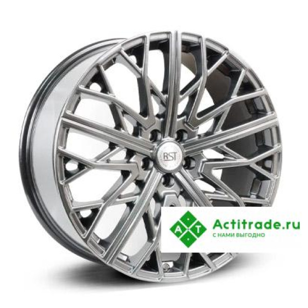 RST R002 R20/8.5J PCD 5x108 ET 45 ЦО 63,4 темно - серый глянцевый