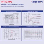 Батарея Ippon INF12-100 (12В, 100Ач)