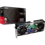 Видеокарта Radeon RX 9070XT 2570МГц 16Мб ASRock (GDDR6, 256бит, 1xHDMI, 3xDP)