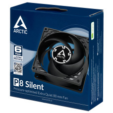 Кулер для корпуса Arctic P8 Silent Black (3-pin)