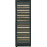 Винный шкаф с открытой панелью Hyundai HBWC 1765 DC (G, 1-камерный, объем 415:415л, 59.5x177x68см, черный)