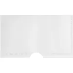 Бюрократ -BPM4ARED (A4+, полипропилен, толщина пластика 0,15мм, молния красный)