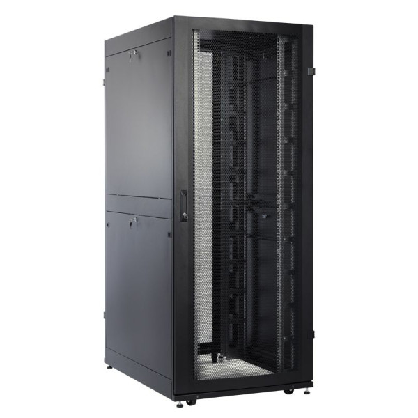 Шкаф серверный напольный ЦМО ШТК-СП-48.8.10-48АА-9005 (48U, 800x2215x1000мм, 1350кг)