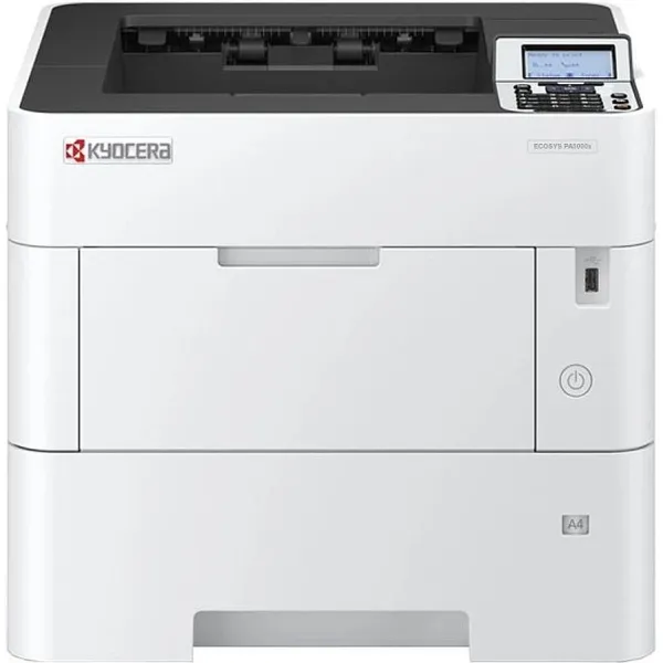 Kyocera ECOSYS PA5000x (лазерная, черно-белая, A4, 512Мб, 1200x1200dpi, авт.дуплекс, 200'000стр в мес, RJ-45, USB)