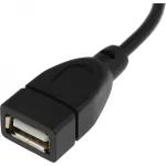 Кабель (USB A(f), micro USB B (m), 0,2м)