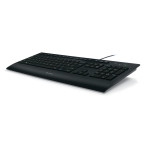 Клавиатура Logitech Corded Keyboard K280e Black USB (классическая мембранные, 104кл)