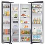 Холодильник Samsung RS70F65Q1FWR (No Frost, A+, 2-камерный, Side by Side, объем 680:420/260л, 912x1 780x716см, чёрный)