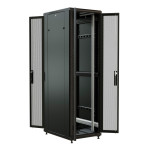 Шкаф коммутационный напольный WRline WR-TT-4268-DD-RAL9004 (42U, 600x2055x800мм, IP20, 800кг)