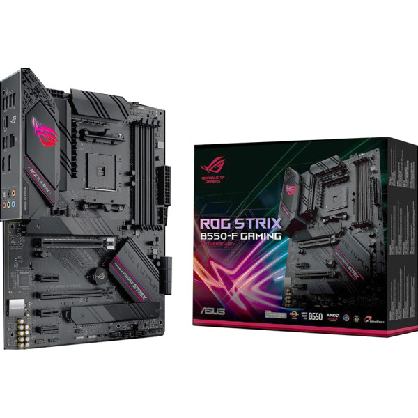 Материнская плата ASUS ROG STRIX B550-F GAMING (AM4, AMD B550, 4xDDR4 DIMM, ATX, RAID SATA: 0,1,10)