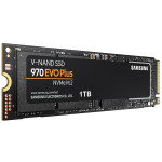 Жесткий диск SSD 1Тб Samsung 970 EVO Plus (2280, 3500/3300 Мб/с, 550000 IOPS, PCI-E, 1024Мб, для ноутбука и настольного компьютера)