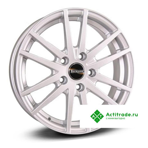 Tech Line 435 R14/5.5J PCD 4x98 ET 35 ЦО 58,6 серебристый