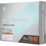 Материнская плата MSI B840 GAMING PLUS WIFI (AM5, AMD B840, xDDR5 DIMM, ATX, RAID SATA: 0,1)