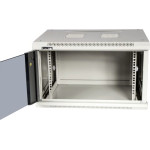 Шкаф коммутационный настенный Lanmaster TWT-CBWPG-15U-6x8-GY (15U, 600x768x800мм, IP20, 60кг)