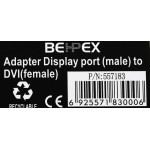 Переходник Display Port (DisplayPort (m), DVI (f))