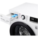 Стиральная машина LG TW4V3RS6W(фронтальная полноразмерная, класс стирки/отжима/э.потребления: A/B/A , макс: 10,5кг, 1400 об/мин, инвертер, 60x85x56.5см, белый)
