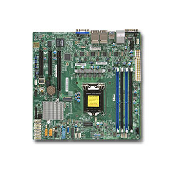 Материнская плата Supermicro X11SSH-LN4F (LGA 1151, Intel C236, 4xDDR4 DIMM, microATX, RAID SATA: 0,1,10,5)