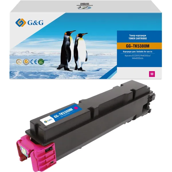 Тонер-картридж G&G GG-TK5380M (пурпурный; 10000стр; ECOSYS PA4000cx, MA4000cifx)
