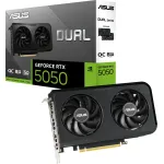 Видеокарта GeForce RTX 5050 2317МГц 8Гб ASUS DUAL OC (GDDR6, 128бит, 1xHDMI, 3xDP)