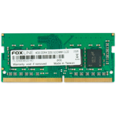 Память DDR4 4Гб 3200МГц Foxline (25600Мб/с, CL22)