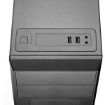 Корпус Foxline FL-302 450W Black (Midi-Tower, 450Вт, 2xUSB3.0, 1x92мм)