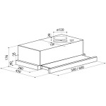 Вытяжка Lex HUBBLE G 2M 600 WHITE