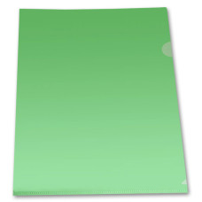 Папка-уголок Бюрократ -E310/1GR (A4, пластик, толщина пластика 0,18мм, зеленый) [E310/1GR]