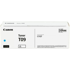 Тонер Canon T09 Cyan (голубой; 5900стр; туба; i-Sensys C1127iF, C1127i, C1127P)