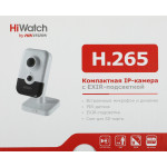 Камера видеонаблюдения Hikvision DS-I214(B) (IP, внутренняя, кубическая, поворотная, 2Мп, 4-4мм, 1920x1080, 25кадр/с)