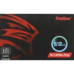 Жесткий диск SSD 512Гб KingSpec (2280, 3100/3400 Мб/с, 250000 IOPS, PCI-E, для ноутбука и настольного компьютера)