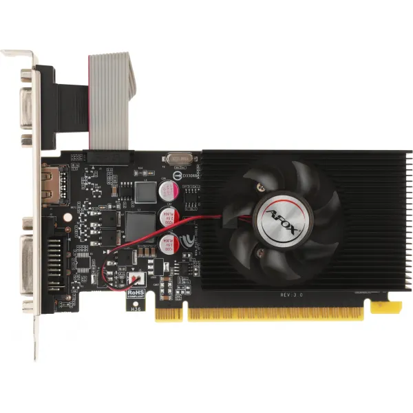 Видеокарта GeForce GT 240 550МГц AFOX (DDR3, 128бит, 1xDVI, 1xHDMI)