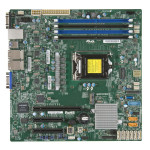 Материнская плата Supermicro X11SSH-LN4F (LGA 1151, Intel C236, 4xDDR4 DIMM, microATX, RAID SATA: 0,1,10,5)