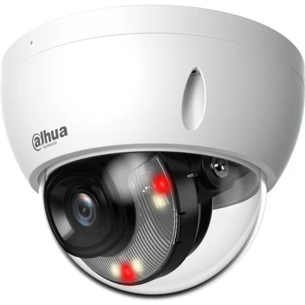 Камера видеонаблюдения Dahua DH-IPC-HDBW2849EP-S-IL-0280B (IP, купольная, уличная, 8Мп, 2.8-2.8мм, 3840x2160, 20кадр/с)