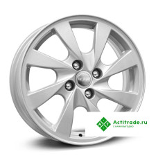 КиК Kalina Cross КС928 R15/6J PCD 4x98 ET 33 ЦО 58,6 серебристый