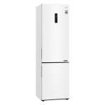 Холодильник LG GA-B509CQSL (No Frost, A+, 2-камерный, объем 419:292/127л, инверторный компрессор, 595x2 030x682см, белый)