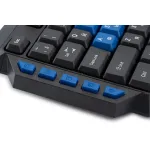 Игровая клавиатура Oklick 750G FROST WAR Black USB (классическая мембранная, 114кл)