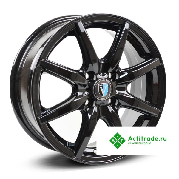 Venti 1615 R16/6.5J PCD 5x114,3 ET 46 ЦО 67,1 черный глянцевый