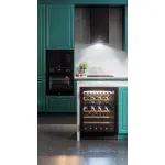 Винный шкаф Lex LWD6046BL (1-камерный, объем 129:129л, черный)