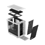 Корпус Fractal Design Meshify 2 Mini White TG Clear Tint (1x120мм)