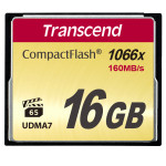 Карта памяти CF 16Гб Transcend (160Мб/с, 1000x)