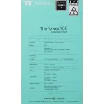 Корпус Thermaltake The Tower 100 Turquoise Black (Midi-Tower)