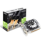 Видеокарта GeForce GT 730 700МГц 4Гб MSI (PCI-E 16x 2.0, DDR3, 128бит, 1xDVI, 1xHDMI)