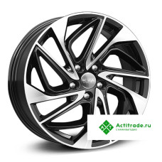 КиК Tucson FL KC883 R18/7J PCD 5x114,3 ET 51 ЦО 67,1 черный глянцевый с полированной лицевой поверхностью